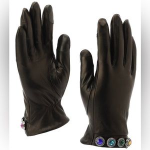 NWT Kurt Geiger London
Rainbow Stones Leather Gloves